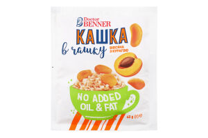Каша овсяная с курагой Кашка в чашку Doctor Benner м/у 40г