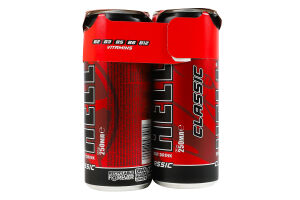 Напій енергетичний безалкогольний газований кофеїновмісний зі смаком тутті-фрутті Classic Hell к/у 4х250мл