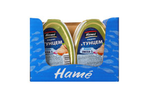 Паштет стерилізований з тунцем Hame лоток 100г