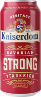 Пиво 0.5л 8.2% светлое фильтрованное пастеризованное Starkbier Strong beer Bavarian Kaiserdom ж/б