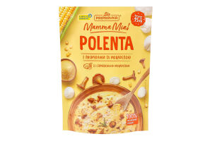 Суміш для приготування поленти з лисичками та моцарелою Polenta Mamma Mia Pripravka д/п 170г