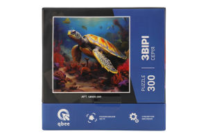 Пазли Черепаха та океан 300елементів Qbee