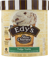 Edy's Slow Churned Light Ice Cream Fudge Tracks