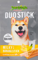 Ласощі д/собак Подвійні молочні палички з бананом 50г Jerhigh