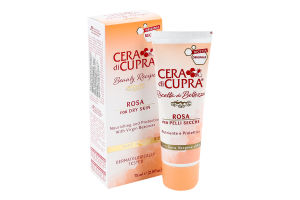 Крем д/обличчя Rosa д/сухої шкіри 75мл Cera di Cupra