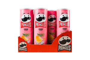Чипсы картофельные Краб Pringles тубус 165г