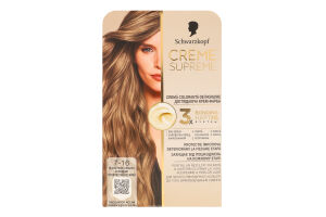 Creme Supreme 7-16 Холодний Попелястий Русявий