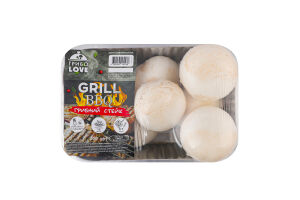 Шампиньоны свежие Грибной стейк Grill BBQ Грибо Love лоток 550г