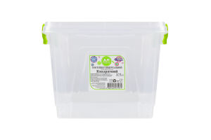 Контейнер универсальный 3.7л 210х188х155мм Квадратный Ал-Пластик 1шт