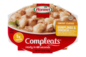 Hormel Compleats Dumplings & Chicken, 7.5 Ounce