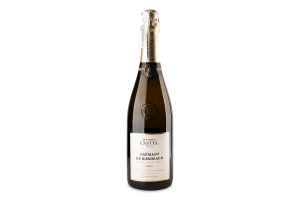 Вино ігристе 0.75л 11.5% біле брют виноградне AOC Cremant de Bordeaux Maison Castel пл