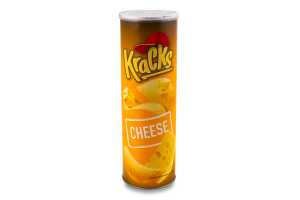 Чипсы картофельные со вкусом сыра Kraсks тубус 160г