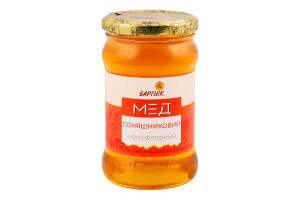 Мед монофлорний соняшниковий Бартнік 1ґ с/б 400г