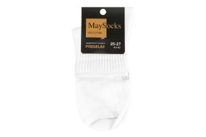 Шкарпетки чоловічі MaySocks Premium №Ч-121102-25 25-27 в асорт