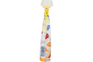 Gerber Grabbers Fruit & Yogurt Squeezable Pouch Peaches & Cream