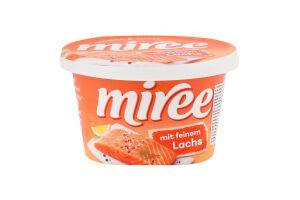 Сыр 66% сливочный с лососем Miree ст 150г