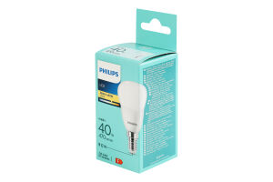 Лампа світлодіодна 40W Е14 470lm 2700K №9290035465 LED Philips 1шт