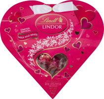 Lindt Lindor Milk Chocolate Truffles Milk And White