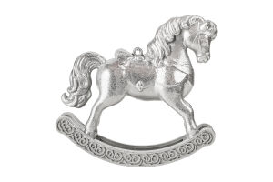 Прикраса новорічна Mislt Коник-гойдалка 3Д