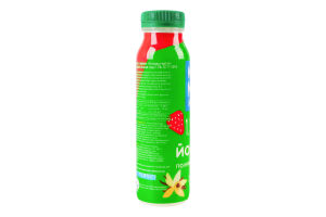 Йогурт 1.5% с сиропом Клубника-ваниль Міськмолзавод №1 п/бут 250г