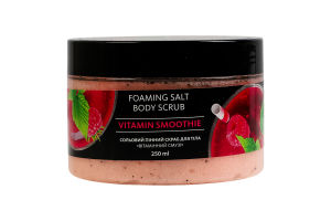 Скраб для тіла сольовий пінний Vitamin smoothie Energy of vitamins 250мл