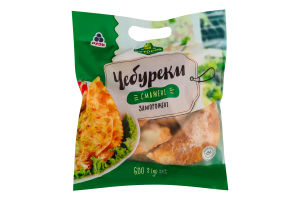 Чебуреки замороженные жареные Хуторок м/у 600г