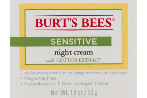 Burt's Bees Sensitive Night Cream