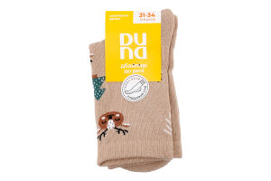 Носки детские Duna №4068 20-22 темный серо-беж