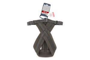 Шлея д/собак Преміум графітова нейлон/фліс туристична 15мм 30-40см Тріксі