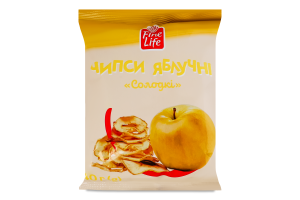 Чипси яблучні Солодкі Fine Life м/у 40г