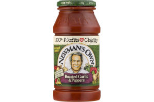 Newman's Own Pasta Sauce Roasted Garlic & Peppers