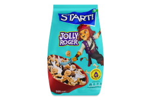 Завтраки сухие зерновые Веселый Роджер Start! м/у 500г