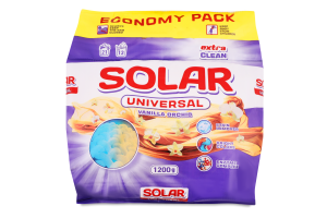 Порошок пральний Solar UniversalVanillaOrchid безф