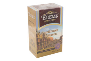 Чай чорний листовий Англійський сніданок Classic collection Edems в/с к/у 100г