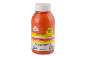 Смузі Feels good з апельс соком банан полуниц ябл