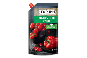 Кетчуп пастеризованный С паприкой Торчин д/п 250г
