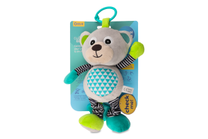 Іграшка Bears плюшева музична 0+ сіра Canpol babies