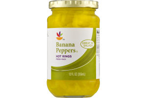 Ahold Banana Peppers Hot Rings