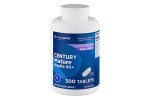 CareOne Century Mature Adults 50+ Dietary Supplement Tablets - 300 CT