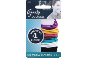 Goody Ouchless No Metal Elastics - 36 CT