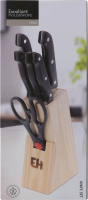 Набор ножей в деревянном блоке №404000030 Excellent Houseware 7шт