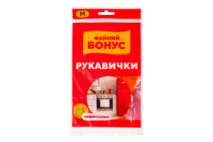 Перчатки универсальные М Файний Бонус 1пара