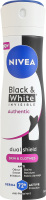 Антиперспирант Аутентичный Черное и белое Невидимый Nivea 150мл