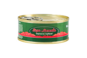 Икра лососевая зернистая горбуши ТОВ Юніверсал Фіш Компані ж/б 80г