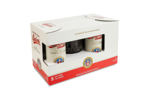 Пиво 5х0.5л 5% світле фільтроване пастеризоване + кухоль 0.3л Budweiser Budvar к/у