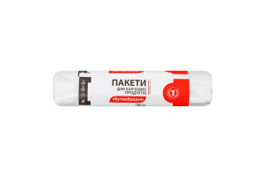 Пакеты для пищевых продуктов 170х240мм Бутербродные ТМ "1" 100шт