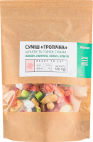 Суміш цукатів та горіхів сушених Тропічна Novus д/п 100г