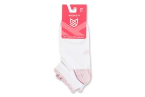 Носки женские MovementStandard №MS M0113S 69 39-41 белый-сиреневый