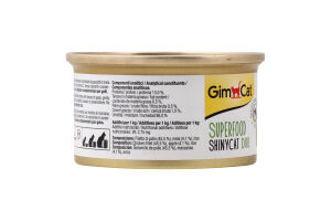 Корм д/котів Шайні Кет Суперфуд з куркою та яблуками 70г ж/б Джим Кет