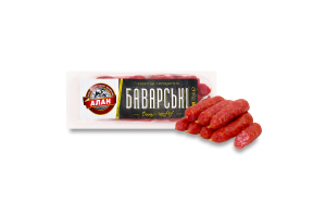 Колбаски Баварские Алан с/к в/с м/у 0.12кг
